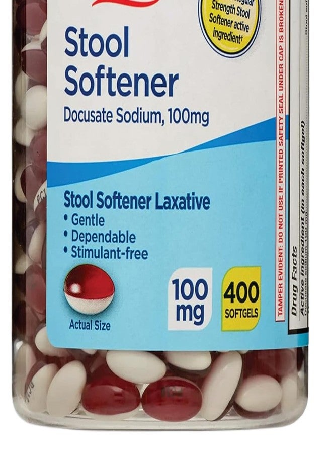 Create and Bundle Gentle Stool Softener Capsules, 100mg, 400 Count for Consistent Bowel Aid - Equate + Create Sticker - Image 2